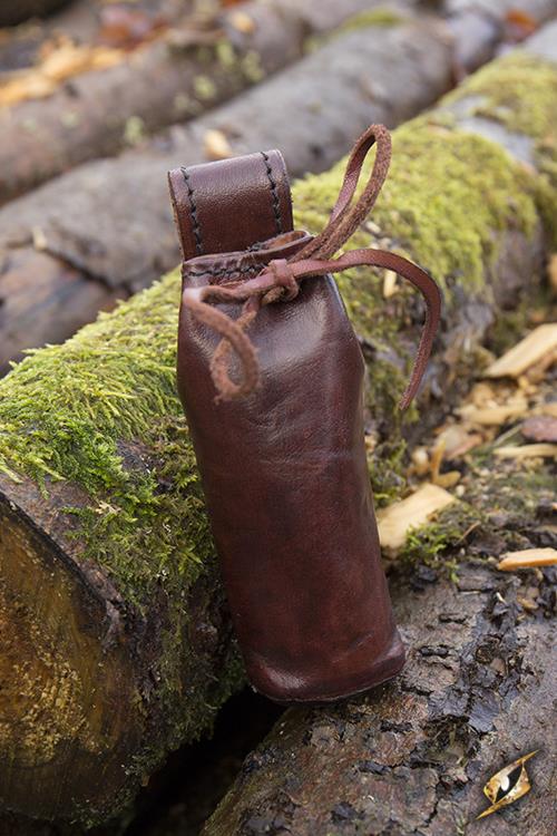 Telescope With Leather Pouch - Brass - Image 6