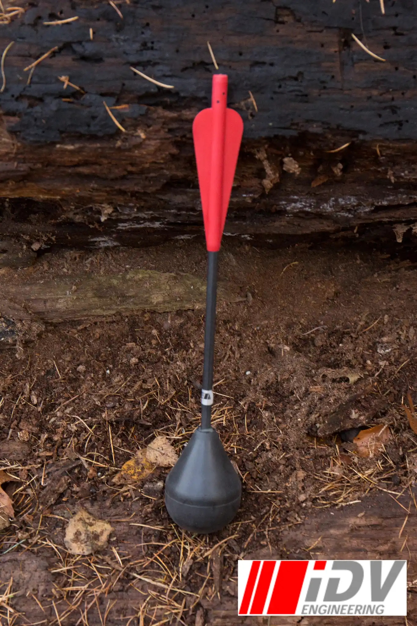 Bolt - Round Head - 10"-  Black/Red - Image 2